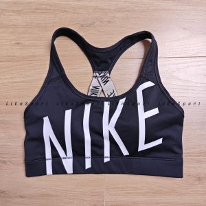 Nike Áo bra thể thao croptop Nữ Size S Đen Auth 2nd Lưng chữ X Lót mút chống sốc Thun lạnh co giãn 4 chiều Thấm hút mồ hôi Phù hợp gym yoga chạy bộ Mã:1Q48